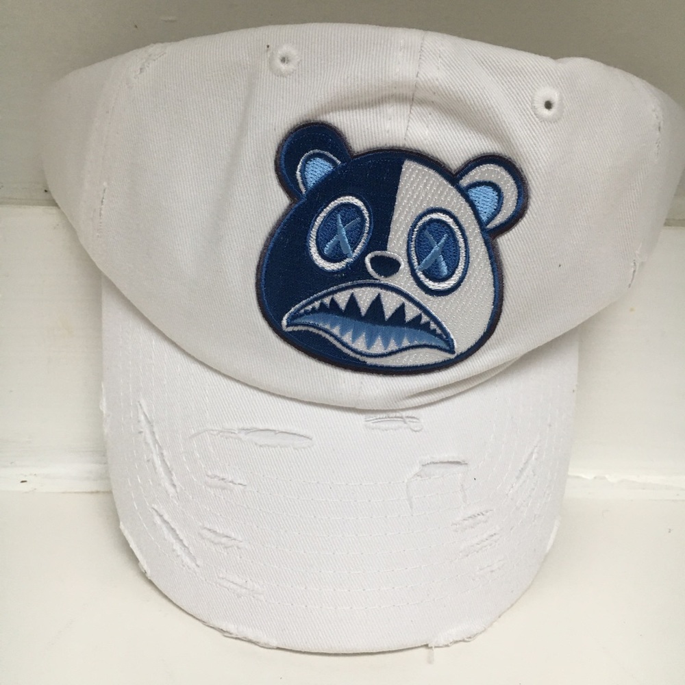 Baws blue and white one size adjustable hat.